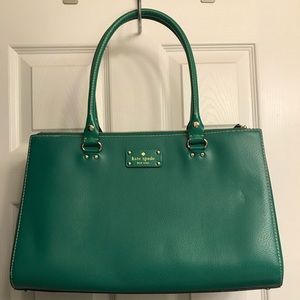 KATE SPADE Wellesley Martine Verna Green Leather